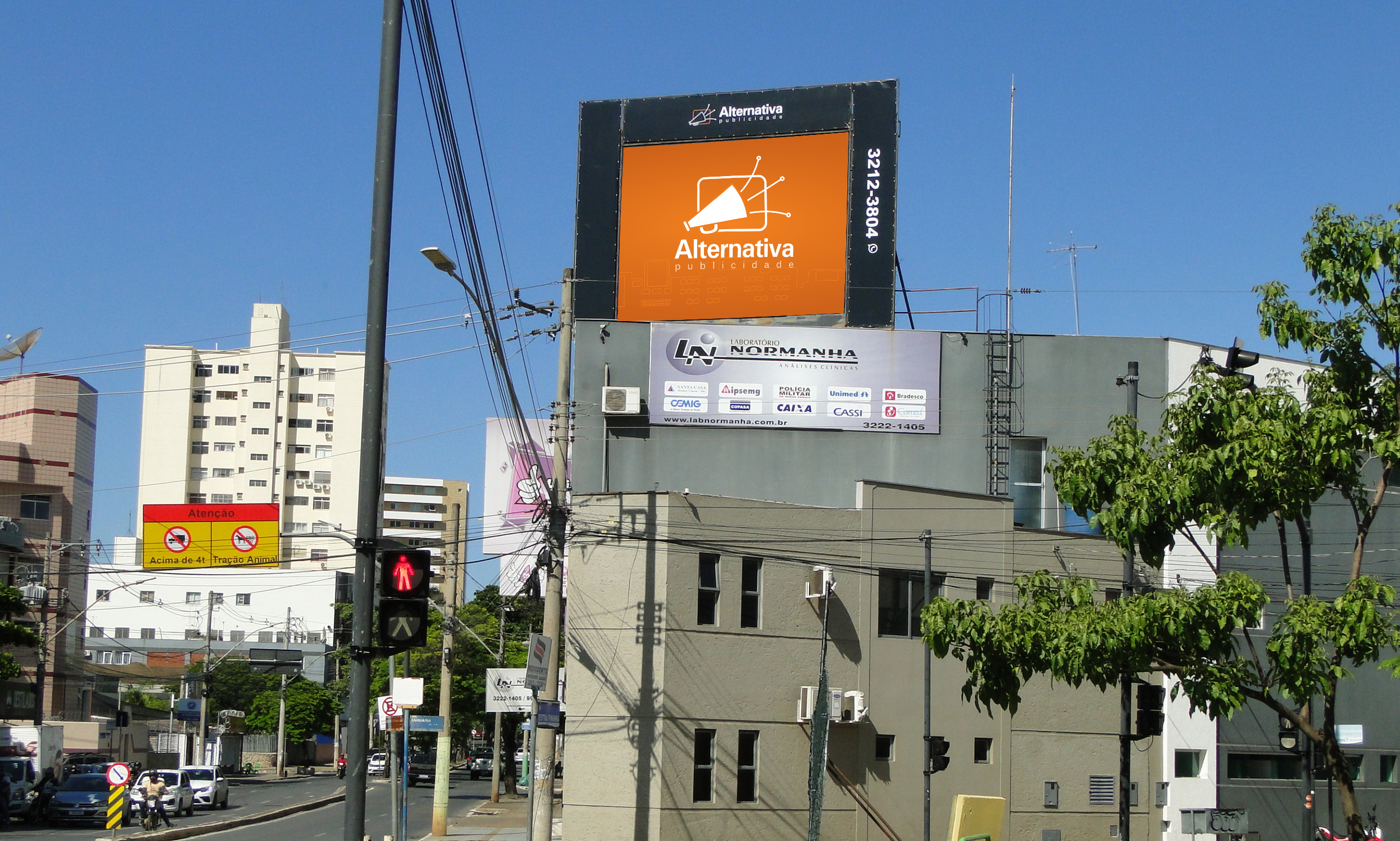 Imagem Placa Num. painel led normanha